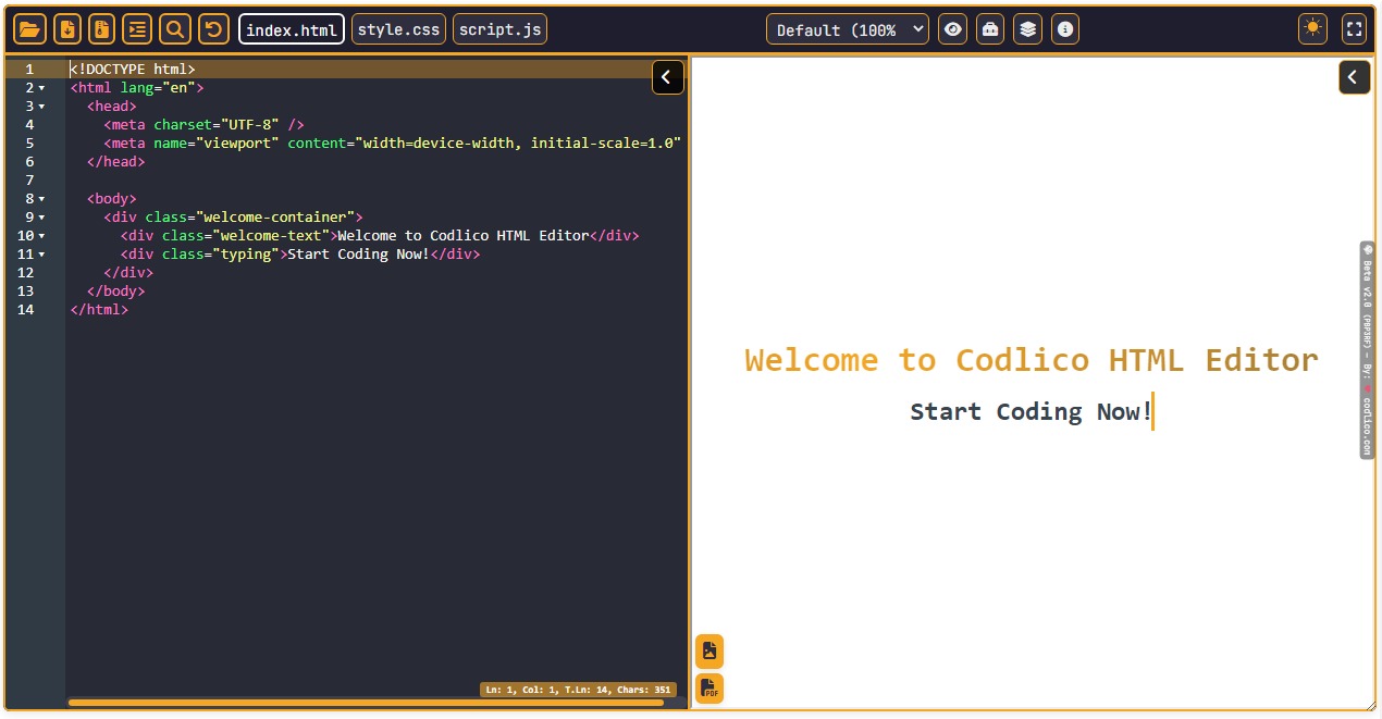 Online HTML Editor Live Preview Run HTML CSS JS